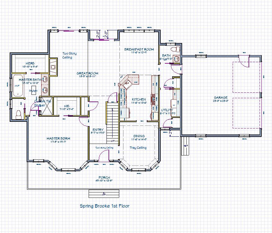 Spring Brooke - 1st floor plan